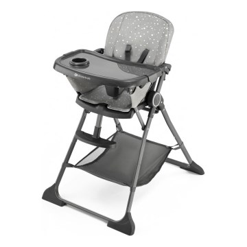 KINDERKRAFT - Matstol för barn FOLDEE grå