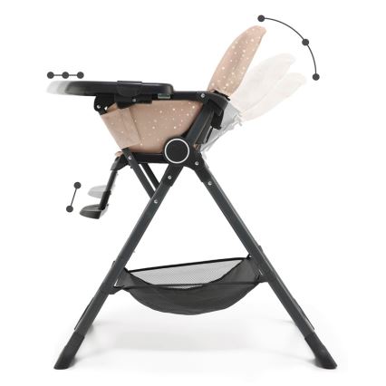 KINDERKRAFT - Matstol för barn FOLDEE rosa