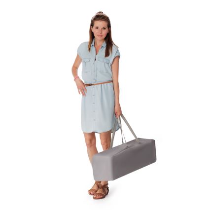 KINDERKRAFT - Resesäng Baby Tiger VIKI grå