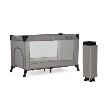 KINDERKRAFT - Resesäng Baby Tiger VIKI grå