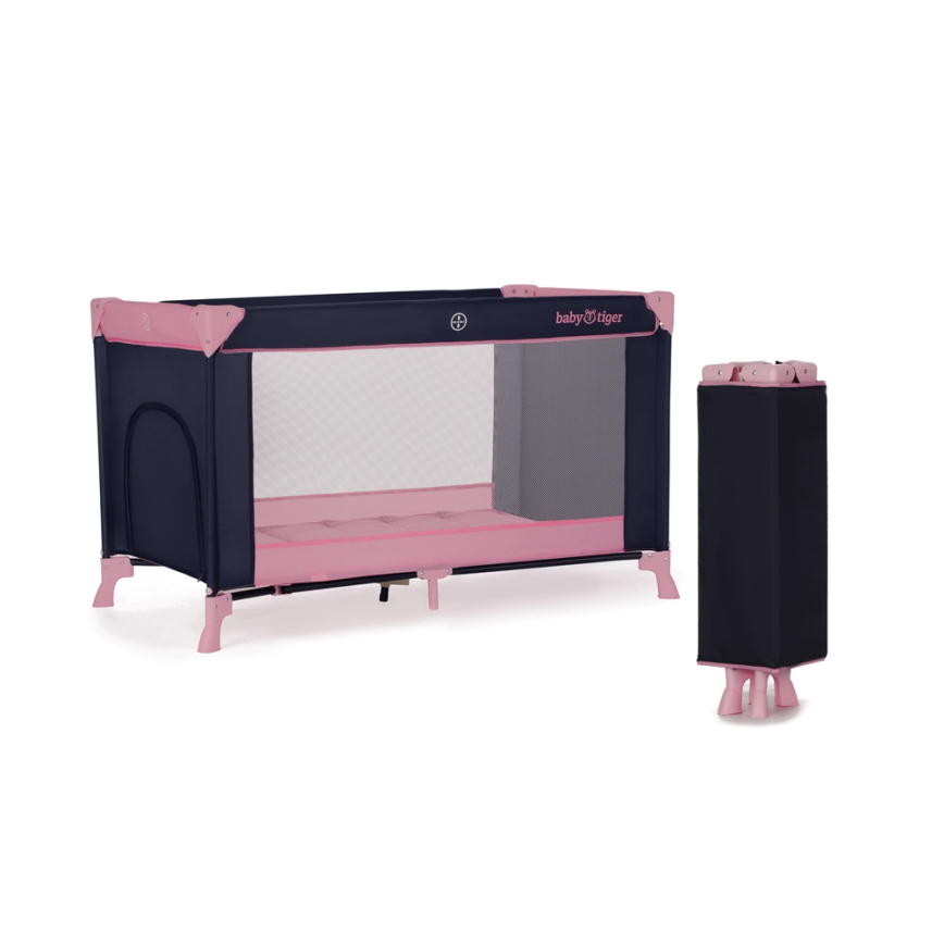KINDERKRAFT - Resesäng Baby Tiger VIKI rosa