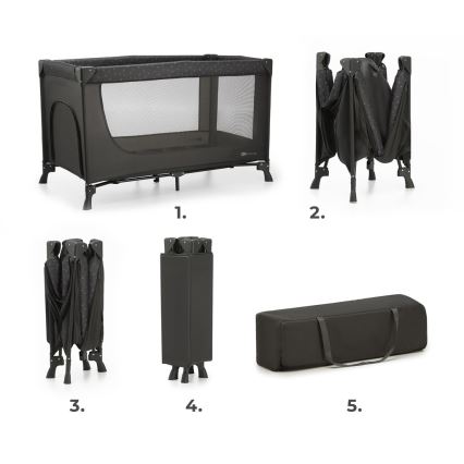 KINDERKRAFT - Resesäng JOY grå