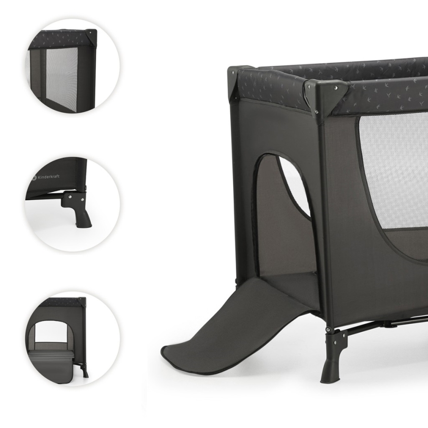 KINDERKRAFT - Resesäng JOY grå