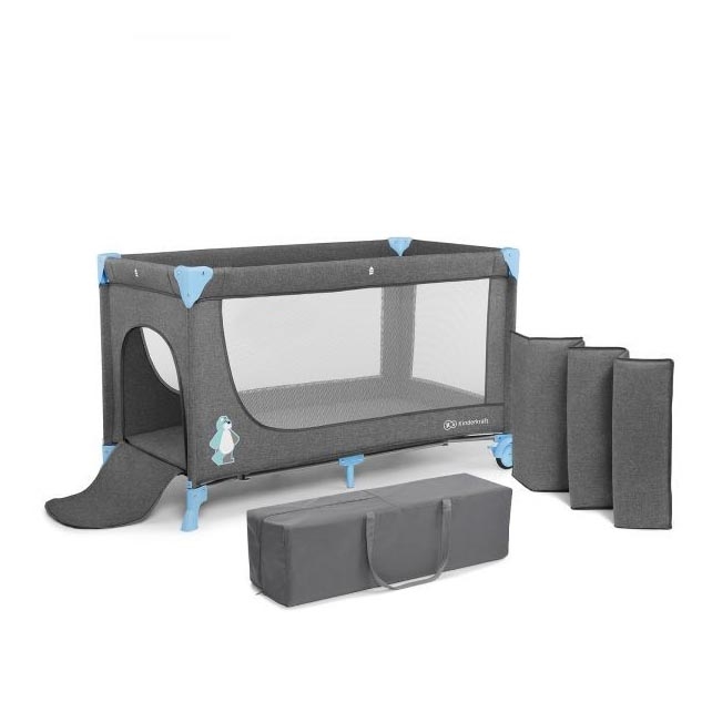 KINDERKRAFT - Resesäng JOY gråblå