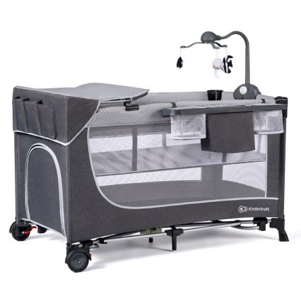 KINDERKRAFT - Resesäng LEODY grå