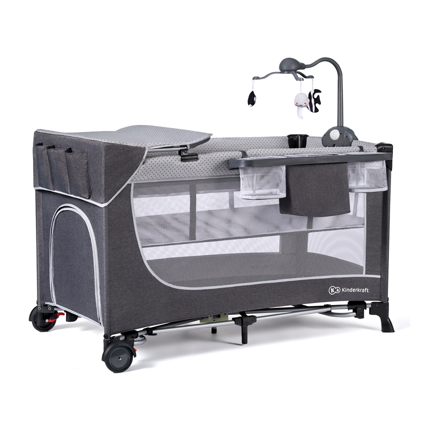 KINDERKRAFT - Resesäng LEODY grå