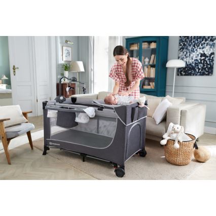 KINDERKRAFT - Resesäng LEODY grå