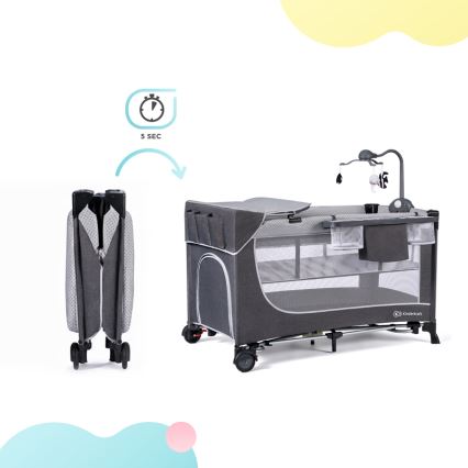 KINDERKRAFT - Resesäng LEODY grå