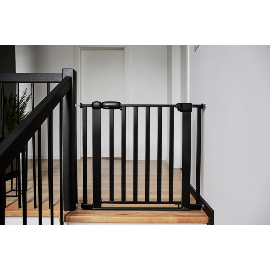 KINDERKRAFT - Säkerhetsbarriär LOCK&GO 75-103 cm svart
