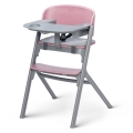 KINDERKRAFT SELECT - Barnmatstol 3 i 1 LIVY Premium Aster pink