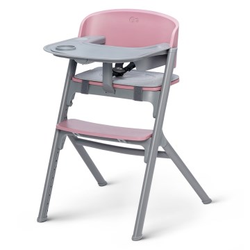 KINDERKRAFT SELECT - Barnmatstol 3 i 1 LIVY Premium Aster pink