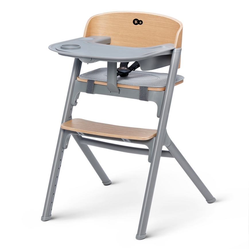 KINDERKRAFT SELECT - Barnmatstol 3 i 1 LIVY Premium ek + babysitter CALMEE