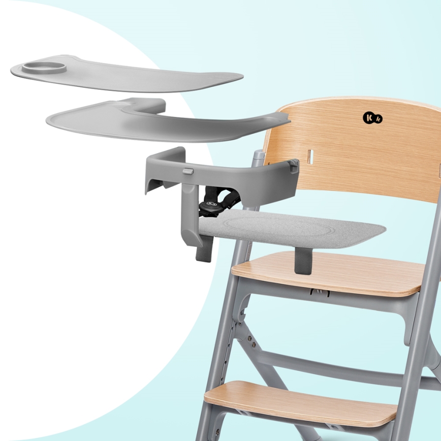 KINDERKRAFT SELECT - Barnmatstol 3 i 1 LIVY Premium ek