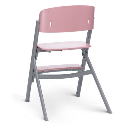 KINDERKRAFT SELECT - Barnmatstol 3-i-1 LIVY Premium Aster pink + babysitter CALMEE