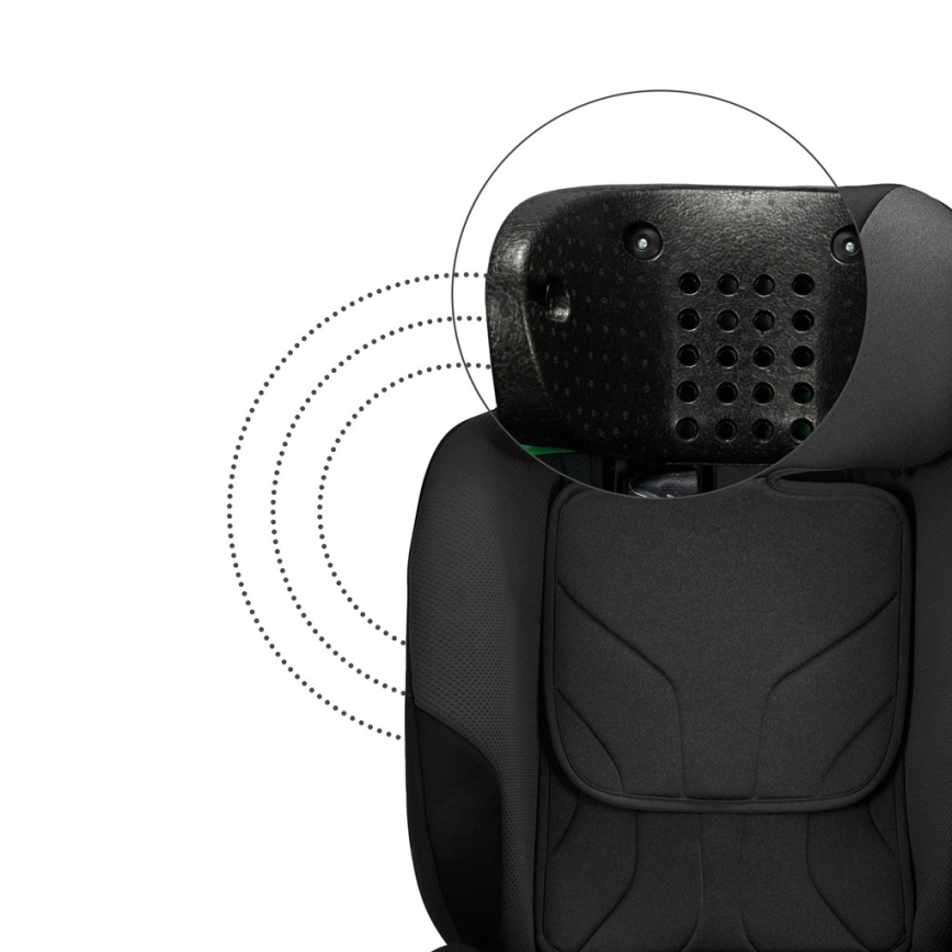 KINDERKRAFT SELECT - Bilbarnstol I-FIX (40-150 cm) Grafit/svart