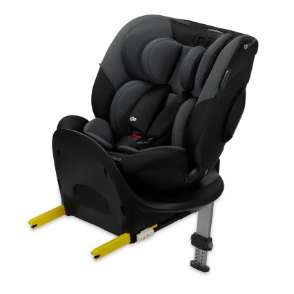 KINDERKRAFT SELECT - Bilbarnstol med vridbar bas I-FIX (40-150 cm) Grafitsvart