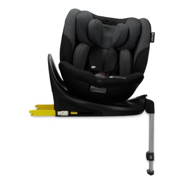 KINDERKRAFT SELECT - Bilbarnstol med vridbar bas I-FIX (40-150 cm) Grafitsvart