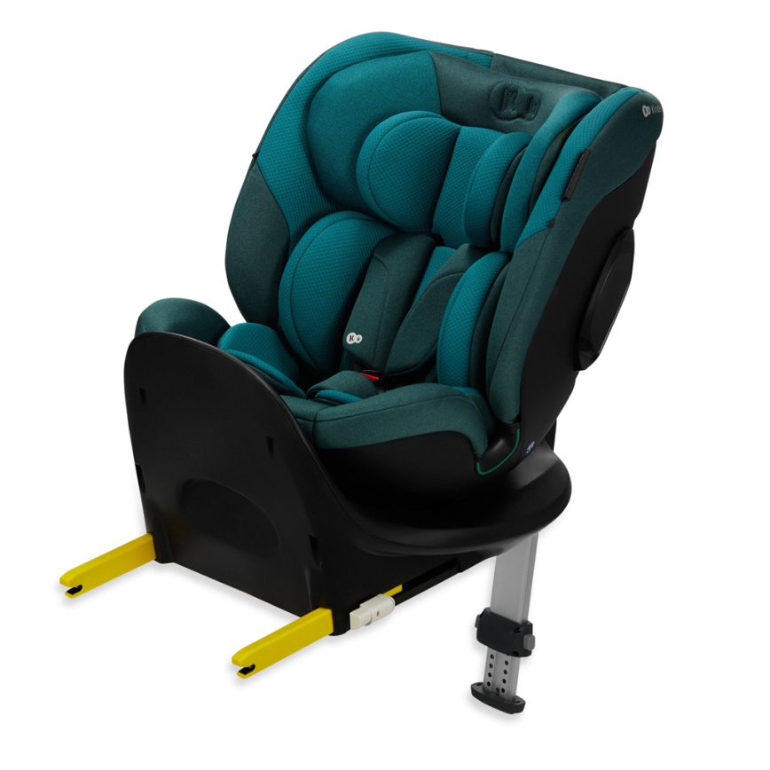 KINDERKRAFT SELECT - Bilbarnstol med roterbar I-FIX-bas (40-150 cm) Harborblå