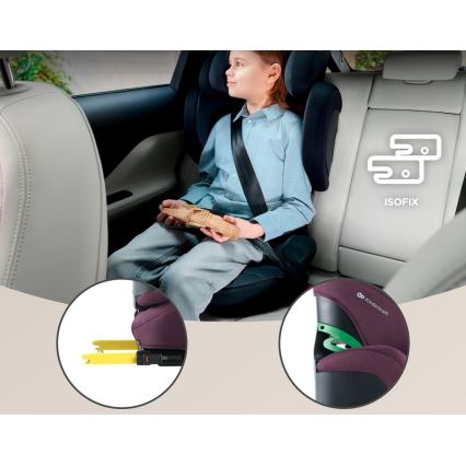 KINDERKRAFT SELECT - Bilbarnstol XPAND 2 i-Storlek (100-150 cm) Premium Cherry pearl