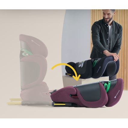 KINDERKRAFT SELECT - Bilbarnstol XPAND 2 i-Storlek (100-150 cm) Premium Cherry pearl