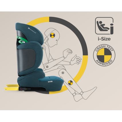 KINDERKRAFT SELECT - Bilbarnstol XPAND 2 i-Storlek (100-150 cm) Premium Harbour blå