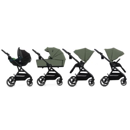 KINDERKRAFT SELECT - Kombinerad 2-i-1-barnvagn YOXI Mystic green