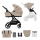 KINDERKRAFT SELECT - Kombinerad barnvagn 2-i-1 YOXI Sand beige