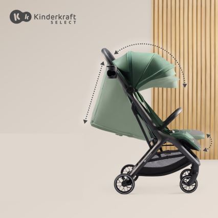 KINDERKRAFT SELECT - Sittvagn NUBI 2 grön