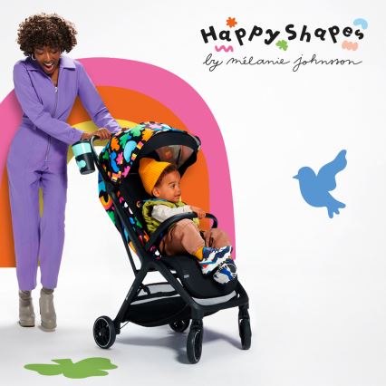 KINDERKRAFT SELECT - Sittvagn NUBI 2 Happy shapes