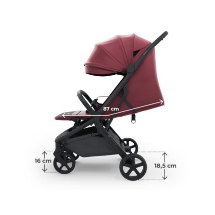 KINDERKRAFT SELECT - Sportvagn NUBI 3 Dark Ruby