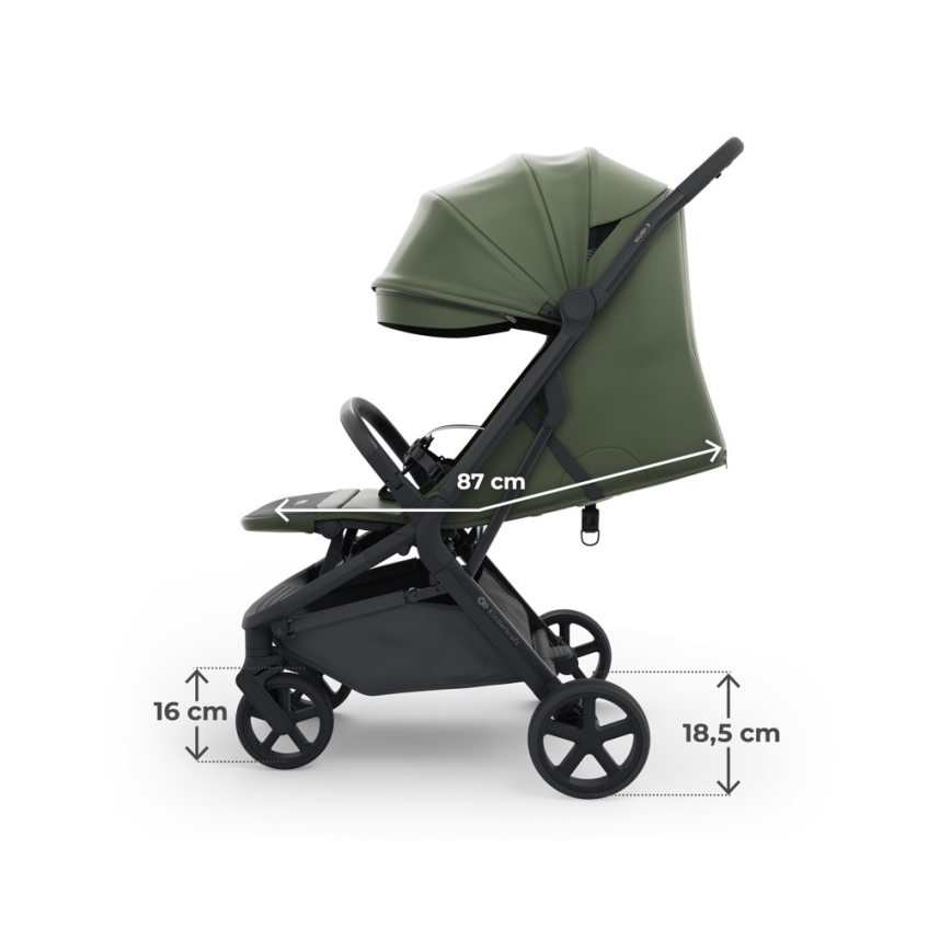 KINDERKRAFT SELECT - Sportvagn NUBI 3 Mystic Green