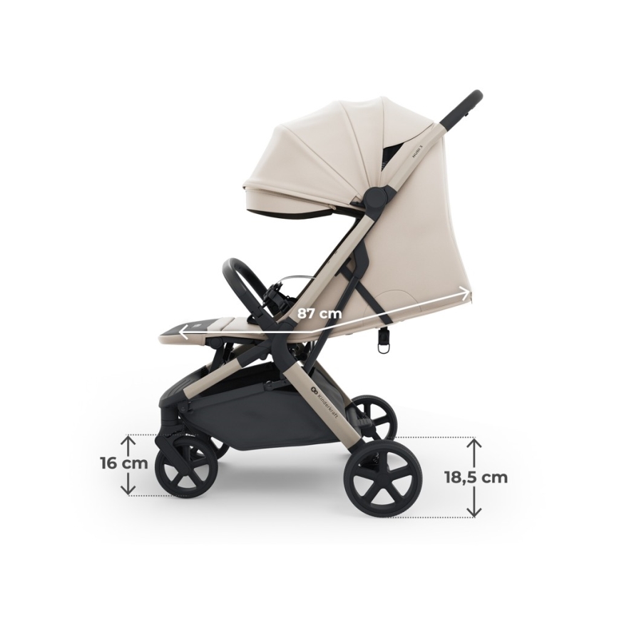 KINDERKRAFT SELECT - Sportvagn NUBI 3 Sand Beige
