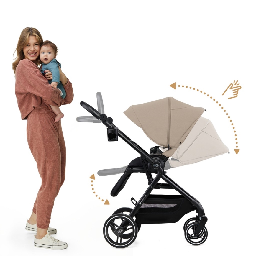 KINDERKRAFT SELECT - Sportvagn YOXI Sandbeige