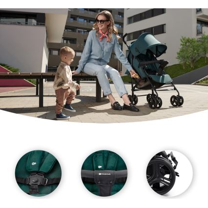 KINDERKRAFT - Sittvagn TIK Green skog