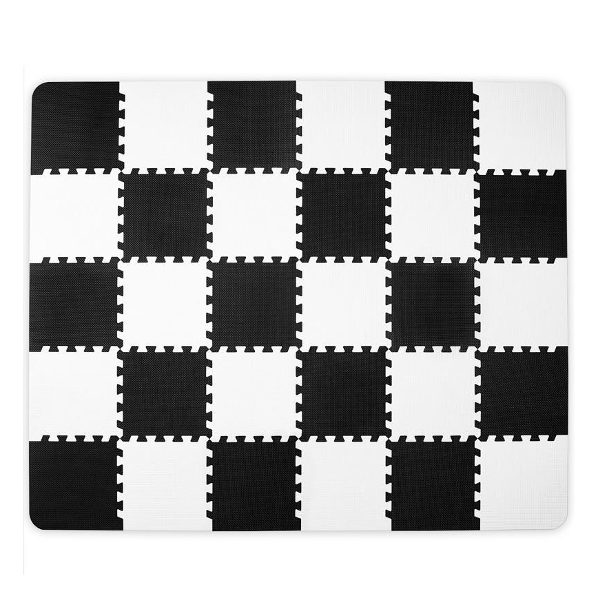 KINDERKRAFT - Skumpussel LUNO 30st svart/vit