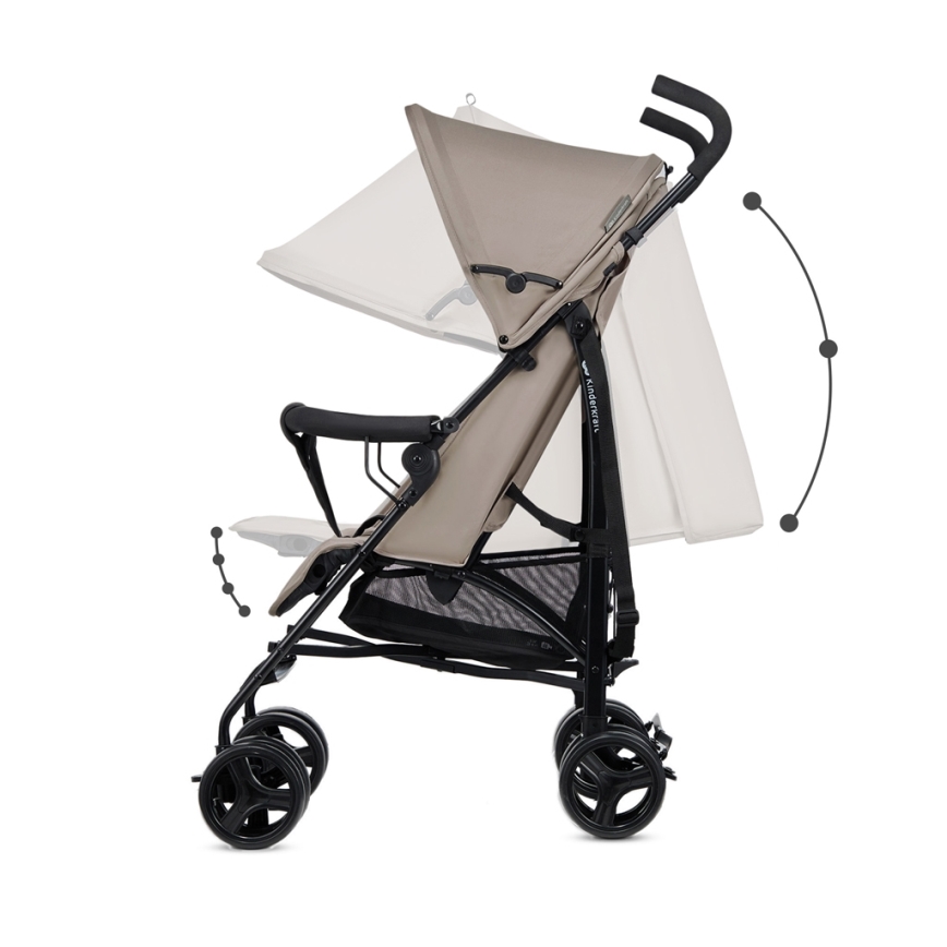 KINDERKRAFT - Golfvagn TIK beige