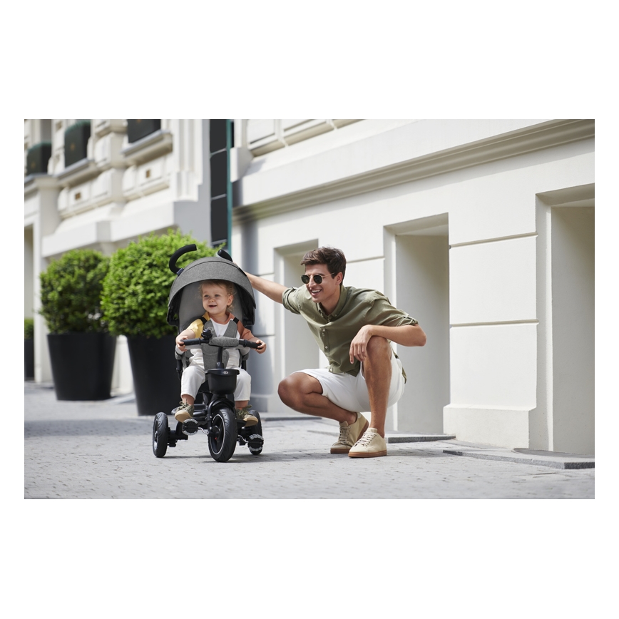 KINDERKRAFT - Trehjuling för barn AVEO grå