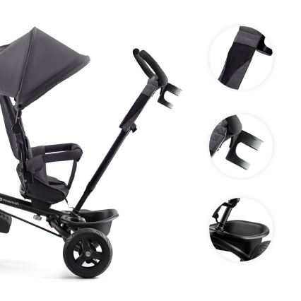 KINDERKRAFT - Trehjuling för barn AVEO grå