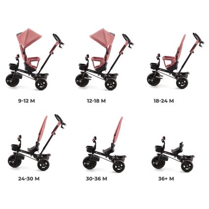 KINDERKRAFT - Trehjuling för barn AVEO rosa