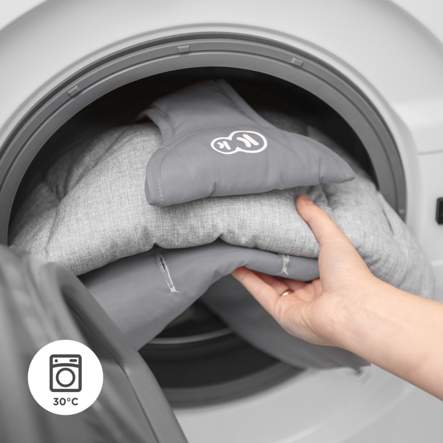 KINDERKRAFT - Vibrerande babysitter med sång FELIO 2 grå