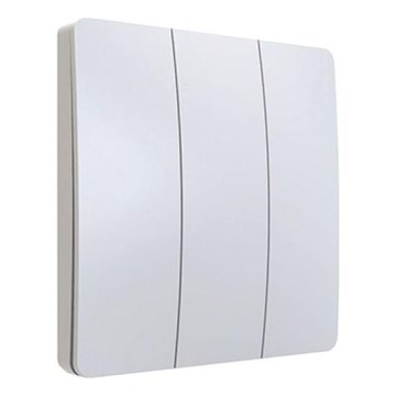 Kinetisk trådlös 3-polig strömbrytare, IP67, vit