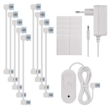 KIT 10x RGBIC Ljusreglerad panel LED/1,9W/230V Wi-Fi Tuya