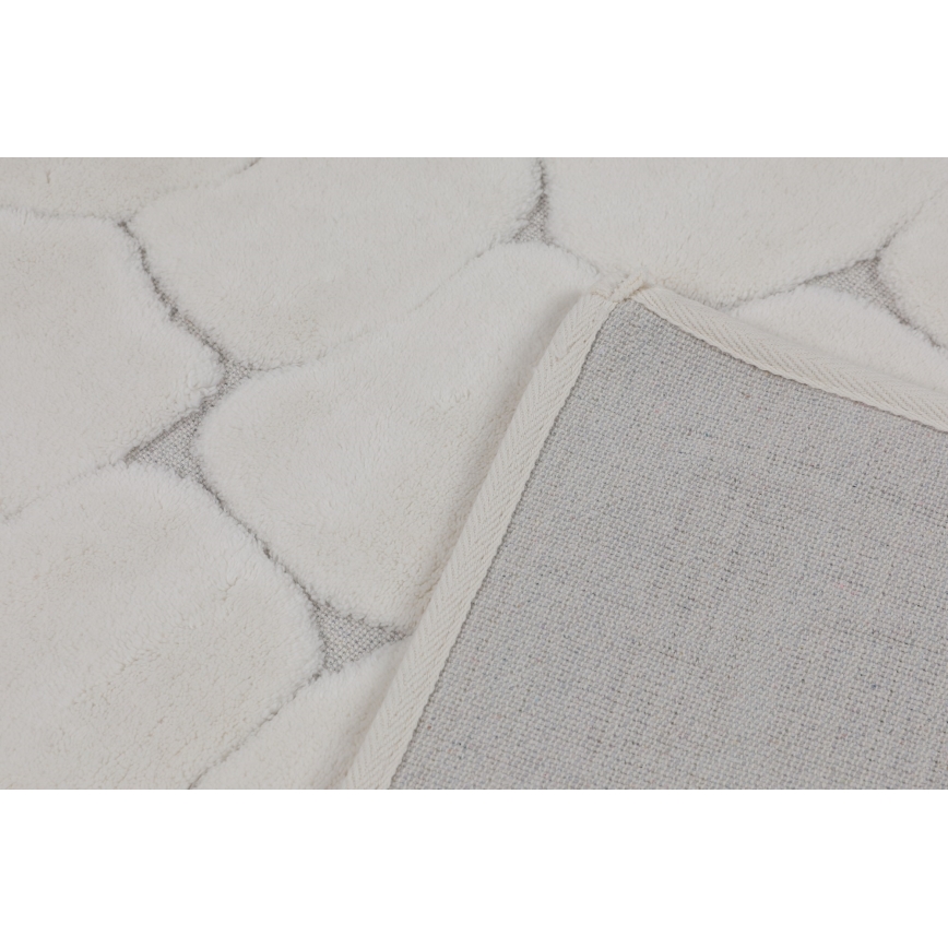 KIT 2x Badrumsmatta LINO 60/100 cm beige