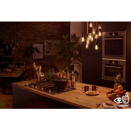 KIT 2x LED Ljusreglerad glödlampa VINTAGE Philips ST64 E27/4,2W/230V 2200K