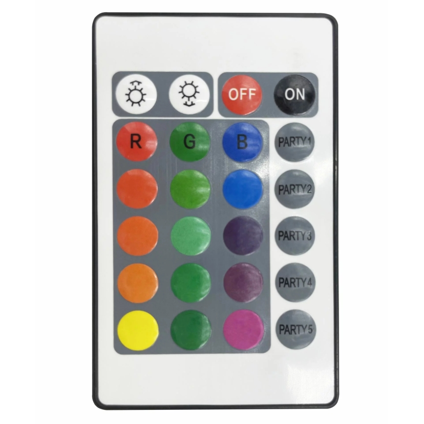 KIT 2x LED RGB Ljusreglerad dekorativ belysning FESTA 3xAAA/4,5V + fjärrkontroll