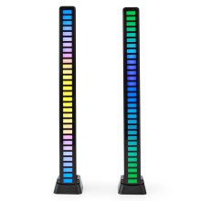 KIT 2x LED RGB Rechargeable bordslampa LED/250 mAh