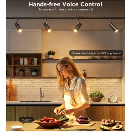 KIT 2x LED RGBWW Ljusreglerad glödlampa E14/5W/230V 2700-6500K Wi-Fi - Govee