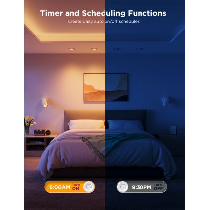 KIT 2x LED RGBWW Ljusreglerad glödlampa GU10/4,8W/230V 2700-6500K Wi-Fi - Govee