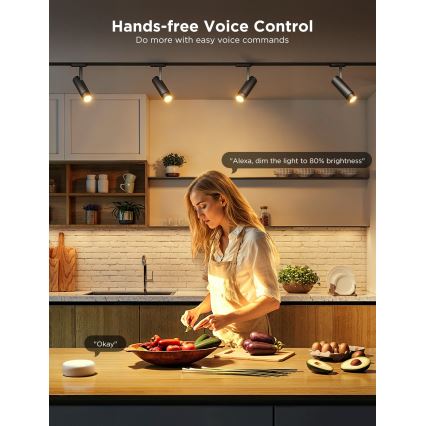 KIT 2x LED RGBWW Ljusreglerad glödlampa GU10/4,8W/230V 2700-6500K Wi-Fi - Govee