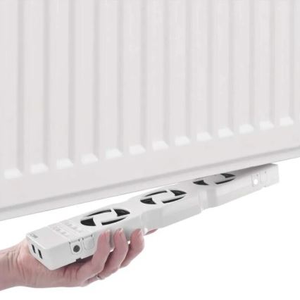 KIT 2x Radiatorfläktar 5/230V vit